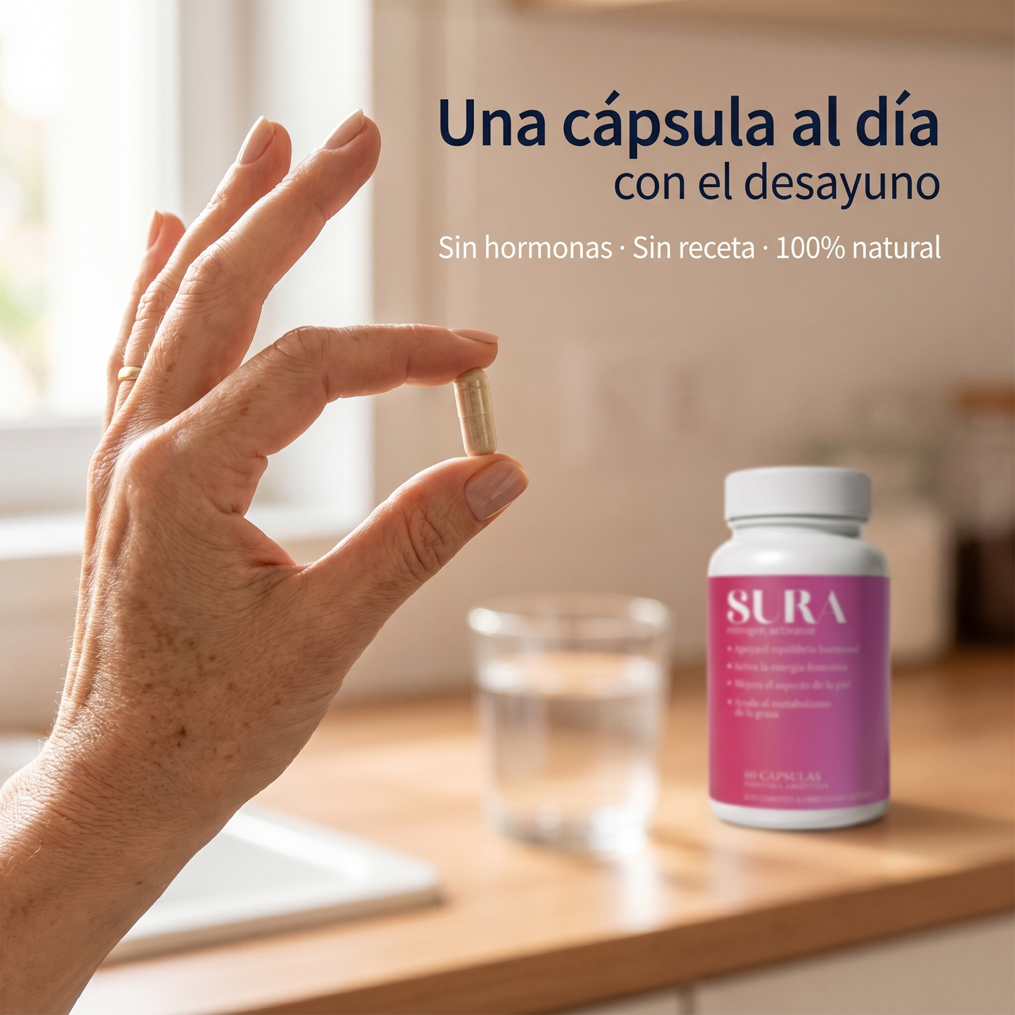 SURA™ — Bajá la panza hormonal y recuperá tu energía en 21 días.
